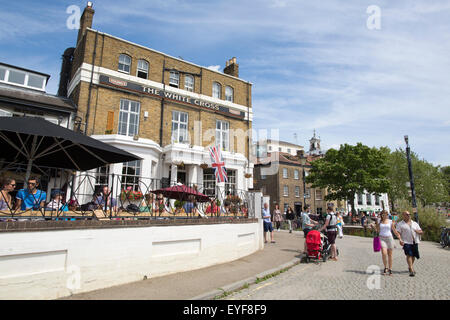 La Croix Blanche public house, Richmond upon Thames, Grand Londres, UK Banque D'Images