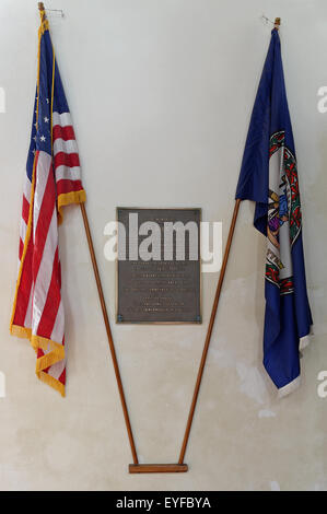 Un mémorial pour le capitaine John Smith - l'un des fondateurs de Jamestown, en Virginie, USA - situé dans l'église paroissiale dans sa ville natale Banque D'Images