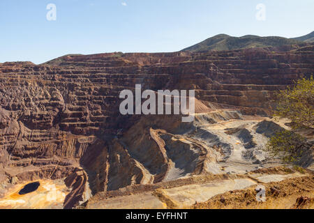 Lavender Pit mine de cuivre à ciel ouvert Banque D'Images