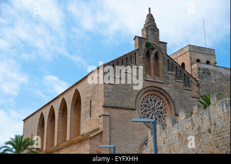 L'église de Sant Jaume à Alcudia, Majorque, Iles Baléares, Espagne Banque D'Images