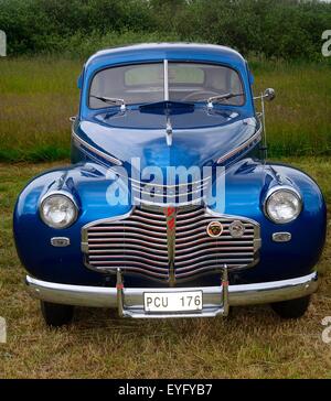 Vintage car, Chevrolet Master de luxe, 1941, Suède, Skurup Banque D'Images