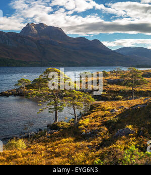 Vue sur Sloch du Loch Maree. Banque D'Images