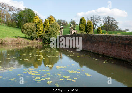 Staunton Harold Hall dans le Leicestershire, Angleterre, Royaume-Uni Banque D'Images