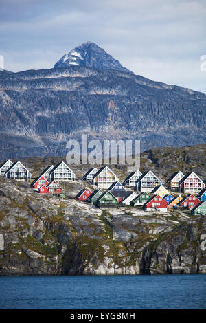 Le Danemark, le Groenland, sur le fjord ; Nuuk Banque D'Images