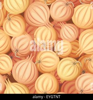 Les oignons. Vector seamless background. Illustration de Vecteur