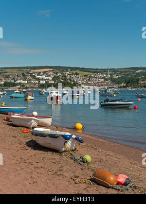 L'estuaire de la rivière Teign de Shaldon partout à Teignmouth, dans le sud du Devon, Angleterre Banque D'Images