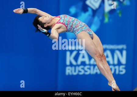 Kazan, Russie. 29 juillet, 2015. Nana Sasaki (JPN) Plongée : 16e Championnats du monde FINA 2015 Kazan féministe 10m plate-forme préliminaire à Aquatics Palace à Kazan, Russie . Credit : Yohei Osada/AFLO SPORT/Alamy Live News Banque D'Images