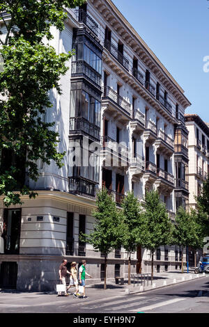 Madrid Espagne,Calle de Serrano,condominium résidentiel appartements immeuble, immeuble, immeuble, Spain150627079 Banque D'Images