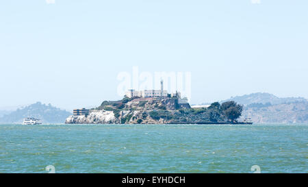 L'île d'Alcatraz à San Francisco, Californie, Etats-Unis, Amérique du Nord Banque D'Images