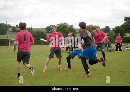 Ultimate Frisbee UK Open Banque D'Images