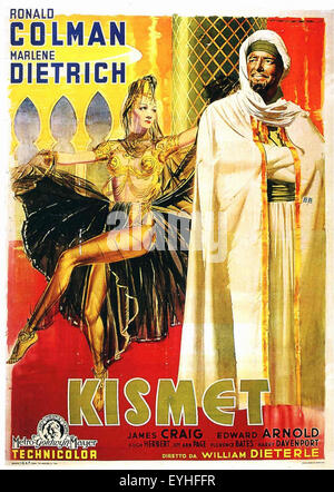 Kismet - Marlene Dietrich - Movie Poster Banque D'Images