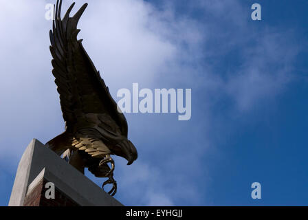 Eagle Statue Winthrop University Rock Hill, SC, USA. Banque D'Images