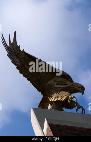 Eagle Statue Winthrop University Rock Hill, SC, USA. Banque D'Images