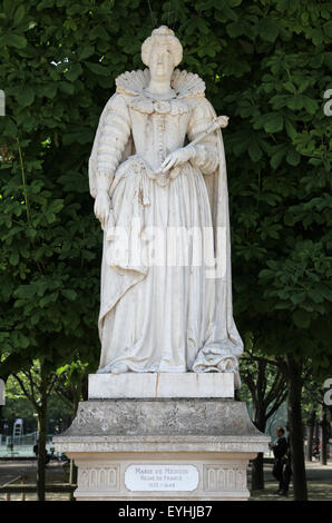 Marie de Médicis reine de France 1573-1642. dans le jardin du Luxembourg Jardin du Luxembourg à Paris, France Banque D'Images