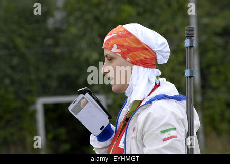 Copenhague, Danemark. 30 juillet, 2015. La vie sportive au Championnats du monde de tir. Crédit : François doyen/Alamy Live News Banque D'Images