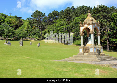 Happy Valley Park à Llandudno, au Pays de Galles Banque D'Images