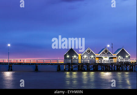 La jetée en bois de Busselton, Busselton, Australie de l'Ouest. Banque D'Images