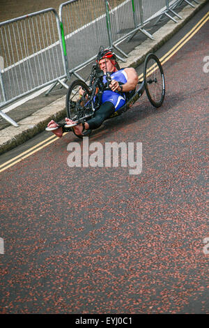 Dextro Energy Triathlon - ITU World Championship Series Londres- Le Paratriathlon Banque D'Images