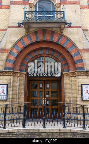 Entrée de Cambridge Corn Exchange de divertissement Wheeler Street Ville Cambridge Cambridgeshire England UK Banque D'Images