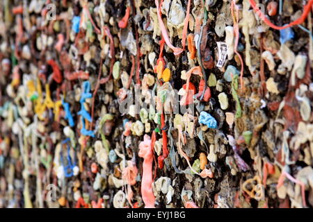 Bubble Gum Alley à San Luis Obispo. Voyages le long de l'Autoroute de la côte Pacifique / US1, California USA Banque D'Images