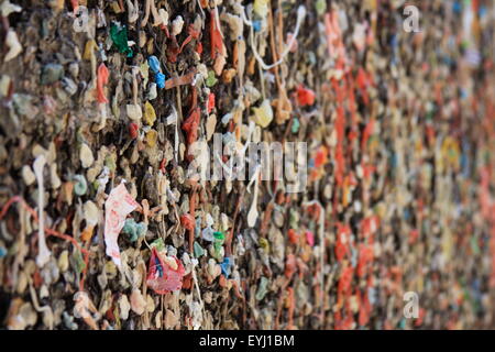 Bubble Gum Alley à San Luis Obispo. Voyages le long de l'Autoroute de la côte Pacifique / US1, California USA Banque D'Images