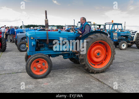 Tracteur à la gagnante du prix de l'agriculture 2015 Haddington Banque D'Images