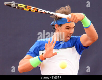 Hambourg, Allemagne. 30 juillet, 2015. Rafael Nadal de l'Espagne en action pendant le tour-du-16 match contre Vesely de la République tchèque au tournoi de tennis ATP à Hambourg, Allemagne, 30 juillet 2015. Dpa : Crédit photo alliance/Alamy Live News Banque D'Images