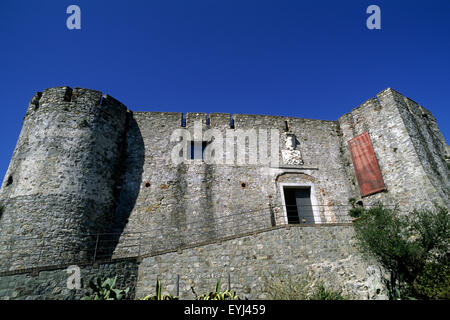 Italie, Ligurie, la Spezia, château de San Giorgio, musée archéologique Banque D'Images