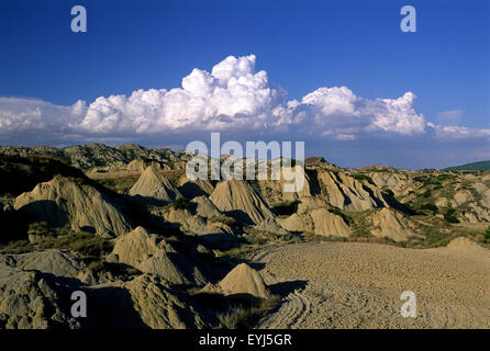 Italie, Basilicate, paysage près d'Aliano Banque D'Images