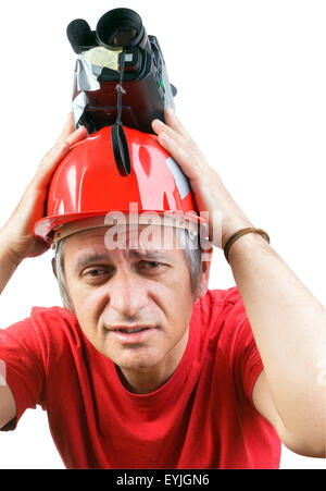 Maux de tête de découpe d'espionnage moderne Banque D'Images