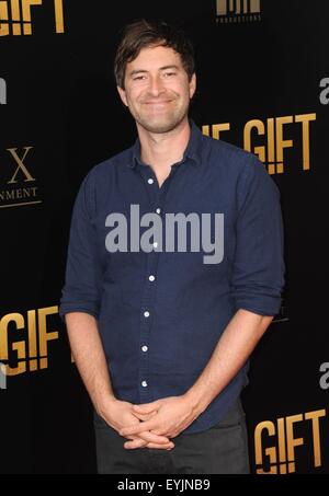 Los Angeles, CA, USA. 30 juillet, 2015. Mark Duplass aux arrivées pour le don de Premiere, Regal Cinemas L.A. Stade LIVE 14, Los Angeles, CA 30 juillet 2015. Credit : Dee Cercone/Everett Collection/Alamy Live News Banque D'Images