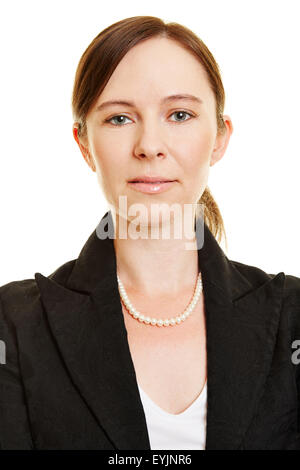 Tête de femme d'affaires réussie Banque D'Images