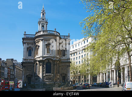 Saint Mary-le-Strand Londres Angleterre Banque D'Images