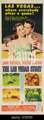 Le Las Vegas Story - Jane Russell - Affiche de film Banque D'Images