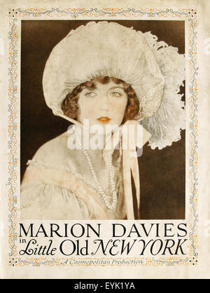 Peu vieux New-York - Marion Davies - Movie Poster Banque D'Images