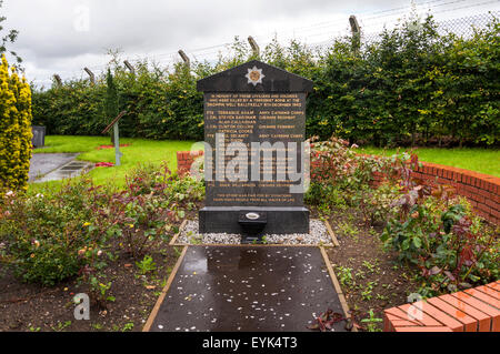 Memorial Garden à Tamlaghtfinlagan église paroissiale, Ballykelly, Irlande du Nord Banque D'Images