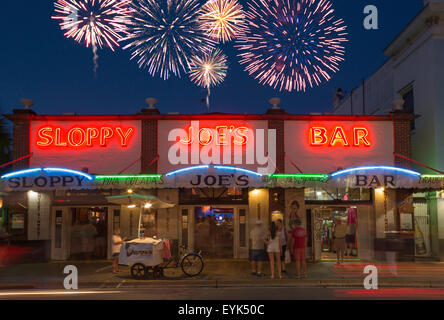 SLOPPY JOE'S BAR HISTORIQUE DUVAL STREET KEY WEST FLORIDA USA Banque D'Images