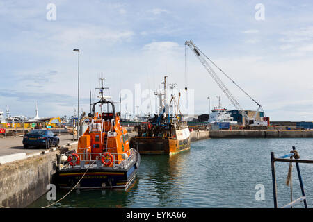 Fraserburgh Harbour dans Aberdeenshire;Ecosse Banque D'Images