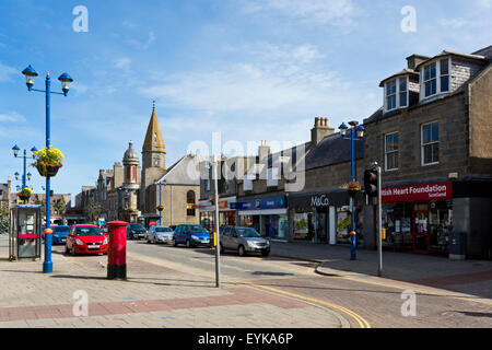 Scène de rue Fraserburgh Town dans Aberdeenshire;Ecosse Banque D'Images