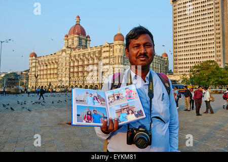 L'Inde, Maharashtra, Mumbai (Bombay), le Taj Mahal Palace, photographe Banque D'Images