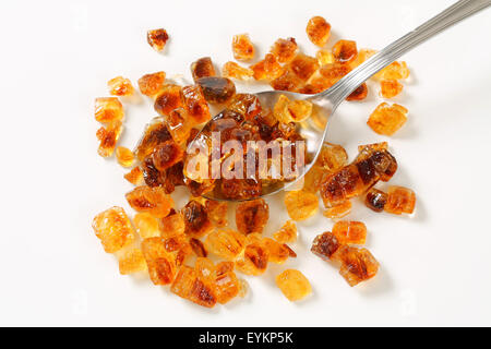 Rock candy brun avec une fine saveur caramel Banque D'Images