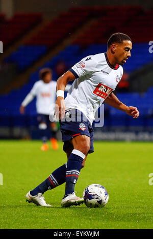 Bolton, Engand. 31 juillet, 2015. Pré saison Friendly Bolton United contre Charlton Athletic. Liam Feeney de Bolton Wanderers marqueur de son deuxième but des équipes d'Action Crédit : Plus Sport/Alamy Live News Banque D'Images