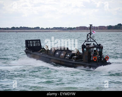 Royal Marines UN LCVP landing craft Mk5 Banque D'Images