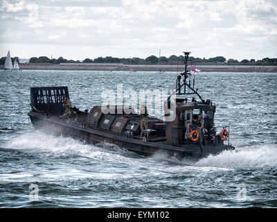 Royal Marines UN LCVP landing craft Mk5 Banque D'Images