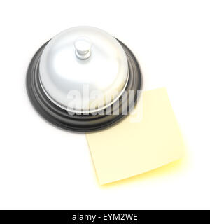 Note sous vide sonnette de réception Banque D'Images