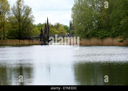 Lakelands Jardin Britz Banque D'Images