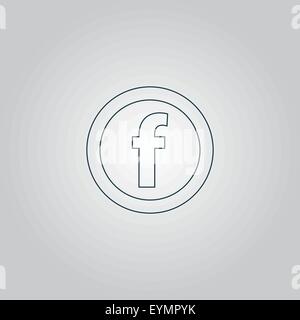 Police de base pour lettre F Illustration de Vecteur