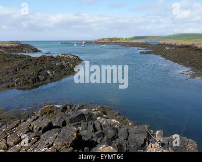 Croig estuaire, Isle of Mull, Scotland, Juillet 2015 Banque D'Images