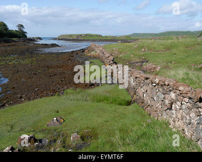 Croig estuaire, Isle of Mull, Scotland, Juillet 2015 Banque D'Images