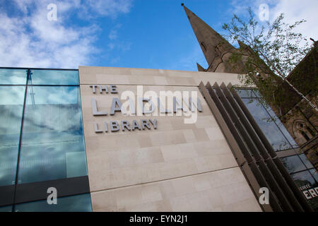 Photographie de l'extérieur à l'Université de Leeds Bibliothèque Laidlaw Banque D'Images